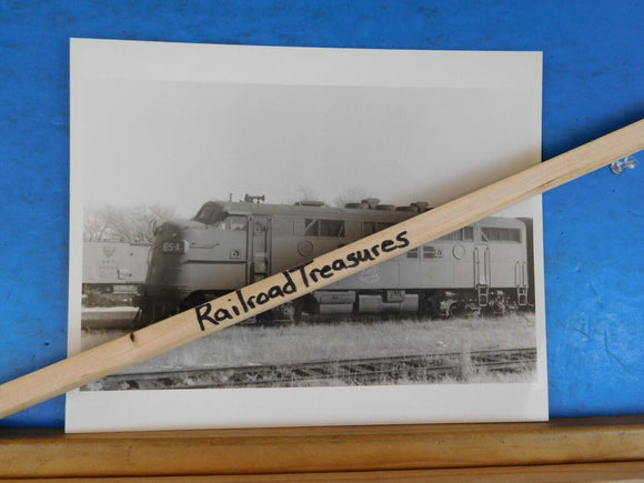 Photo M-K-T Railway Locomotive #65-A 8 X 10 B&W Katy Fort Worth TX 1963