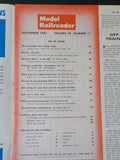 Model Railroader Magazine 1961 November Sawmill Loco detailing tools Hump yard