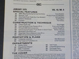 Railroad Model Craftsman Magazine 1975 January RMC EMD E6 Rock casting Stop Gap