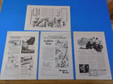 Ads Southern Pacific Railroad Lot #4 Advertisements from various magazines (10)
