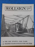 Rollsign Magazine of New England Transit News 1988 September October  Bay State'