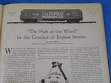 Express Messenger 1924 July Vol 7 #1 - June 1926 V8 #12 American Railway Exp Co