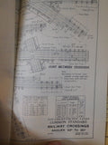 Blueprint Southern Pacific Company Lot of 8 Turnouts, Switch layout, crossover