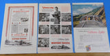 Ads Western Pacific RR California Zephyr #10 Advertisements from various magazin