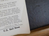 US Rail News 1984 May Our 2nd Year Marketplace for the Railroad Industry & Hobby