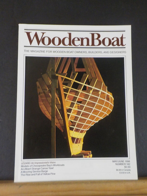 Wooden Boat Magazine #142 May June 1998 A Mooring service barge Yellow Pine