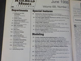 Railroad Model Craftsman Magazine 1999 June Modern logging railroads Eastern sce