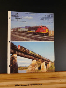 Extra 2200 South #66 1978 Oct Nov Dec Alco Roster Summary