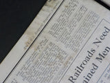 Louisville & Nashville Employee Magazine L&N 1927 November Damage