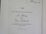 History of the Texas Railroads by Reed #334 Signed  Limited Edition  Hard Cover