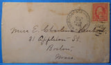 RPO Newport & Springfield Envelope 1916 Jun 28 TR 86