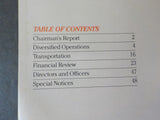 Southern Pacific Company Annual Report 1981 Financials
