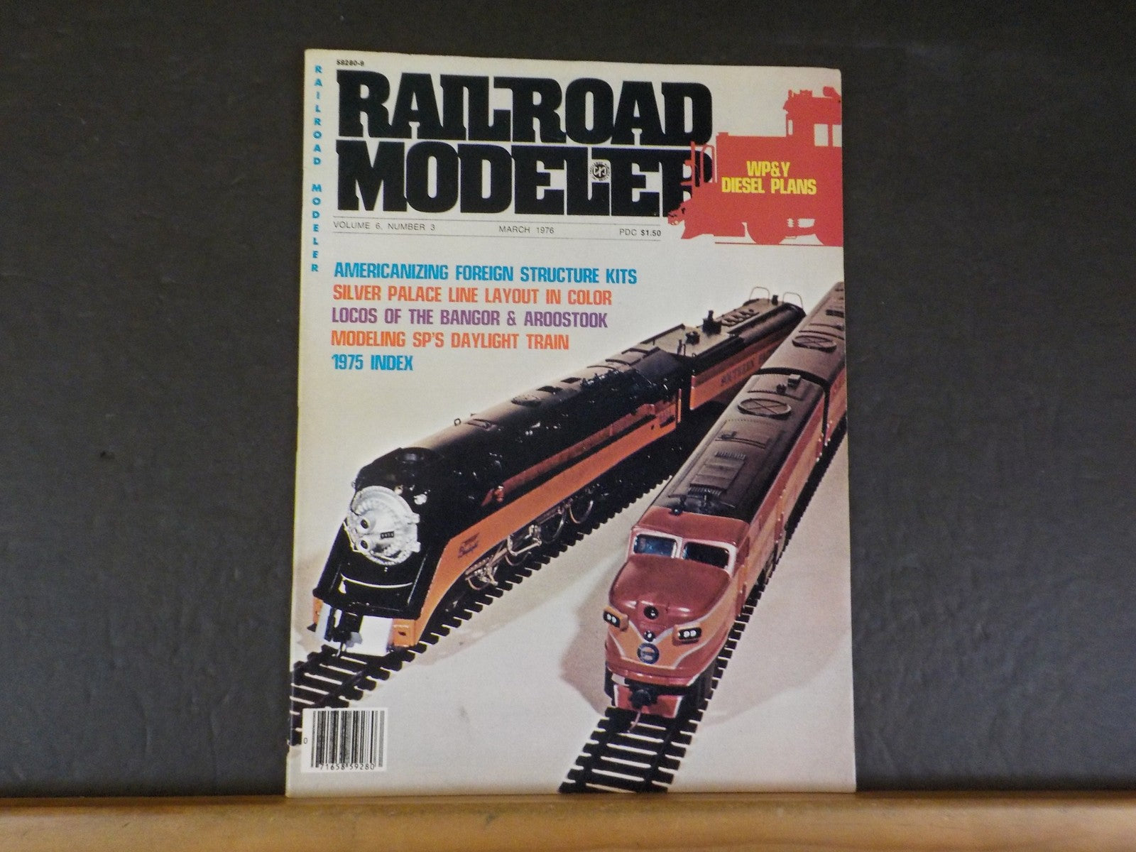 Railroad Modeler 1976 March Americanizing foreigh structure kits SP Da ...