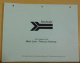 Amtrak Track Diagram Lot of 4 Main Line Penn to Perry Philadelphia Terminal
