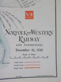 Norfolk and Western Railway Annual Report 52nd Year ended December 31 1947  MAP
