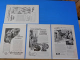 Ads Southern Pacific Railroad Lot #11 Advertisements from various magazines (10)
