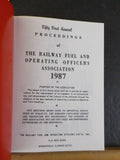 Annual Proceedings Railway Fuel and Operating Officers Association 1987   272 pg