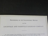 Louisville & Nashville Railroad Annual Report 1955 L&N 105th  MAP  Equipment obl