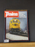 Trains Magazine 1990 April Santa Fe Chicago Kansas City steel freeway BM&R