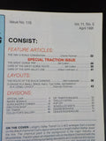 O Gauge Railroading #116 1991 AprilU nique traction layout Rippled back cover
