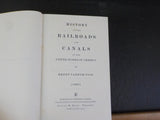 History of the Railroads and Canals of the United States by Poor w/2 maps HardCo