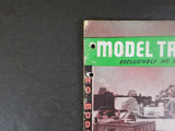 Model Trains 1953 April HO Scale  Narrow gauge stock car Trackside structures