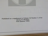 Santa Fe Modeler 1993 1st qtr Frame Depot Standards 2 storey depots