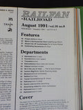 Railfan & Railroad Magazine Bound Volume 10 January - December 1991 Green