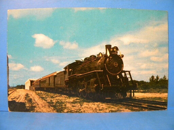 Postcard The Steam Railroad with the Backward Look The Everglades Flyer