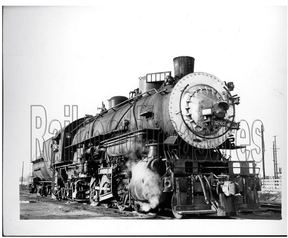 PHOTO Southern Pacific Lines Locomotive #3202 Los Angeles Cal. 1947 4x5