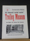 Transportation Bulletin #43 September 1957 Connecticut Electric Railway trolley