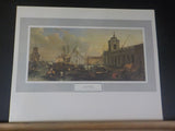 Renaissance Lithographic Print Luca Carlevarijs La Punta Della Dodogna