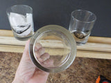 Corvette glasses lot of 3  1953 Corvette drinking glassses Automobile