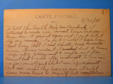 Postcard Carte Postale Palace of Justice and the Universe Hotel France 1918 Trol
