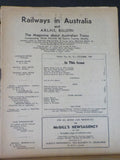 Railways in Australia & ARLHS Bulletin 1949 October Vol 2 #10 Kalgoorlie Bound
