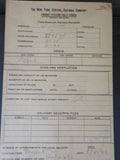 New York Central Freight Station Tally Pouch Lot of 5. 1928.  Each pouch contain