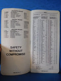 Union Pacific Employee Timetable #5 System 1987