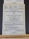 Official List of Open & Prepay stations #78 April 1963 Supplement