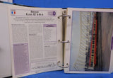 Legendary Trains 3 ring binder of cards with photo / information about the card