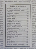 Model Railroader Magazine 1940 October Build a trolley car Bridge Work