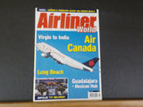 Airliner World Global Airline Scene 2001 August Air Canada Virgin to India