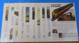 Ads General Motors EMD Lot #3 Advertisements from various magazines (10)