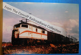 Photo Seaboard Airlines Locomotive with freight cars #2702 8X11.5 Color