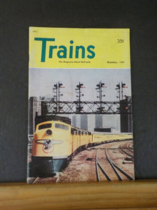 Trains Magazine 1947 October GG-1 cab ride Chicago-Tampa resort train