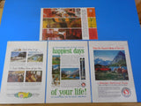 Ads Great Northern Railway Lot #1 Advertisements from various magazines (10)