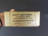 Quality Craft Models Weyerhaeuser All plug door Kit W-1  HO Scale SEE PHTOS