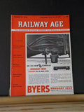 Railway Age 1954 March 8 Weekly Passenger cars for the UP N&W Ballast Operations