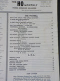 HO Monthly 1950 December Freelance freight trolley Drop bottom gondola Lumber sh