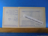 Blueprint Colorado & Southern Connection Refrigerator Series #550-555 1989