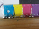 Button w Wabash Lot of 5 Cheshire Button Silver in color small